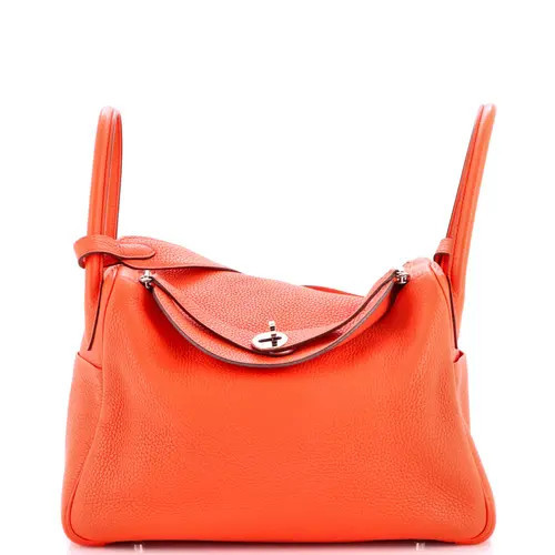 Pre-Owned Hermes Lindy Bag Clemence 30 in Orange at Nordstrom, Size Small | Nordstrom