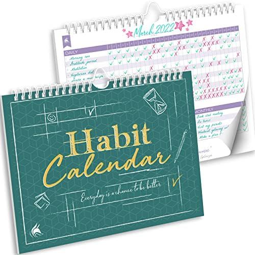 Clever Fox Habit Tracker Calendar – Inspirational Goal Tracker and Habit Calendar for Atomic Ha... | Amazon (US)