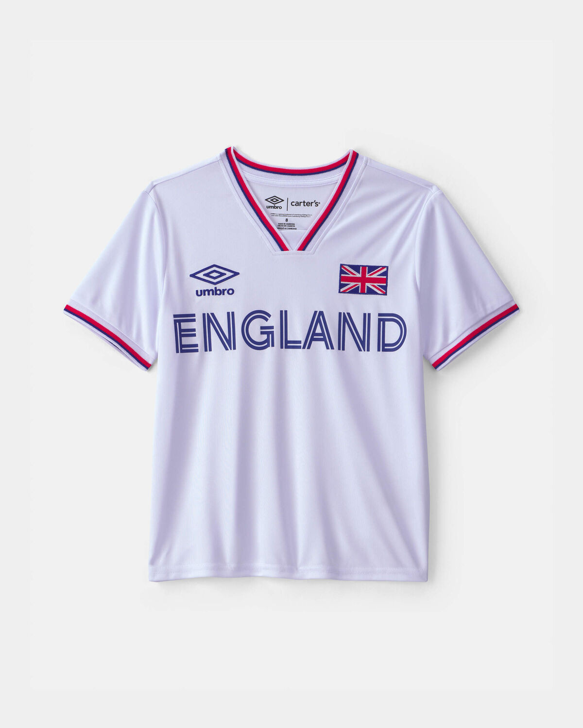 Kids Umbro England Soccer Jersey - White | Carter's | Carter's Inc