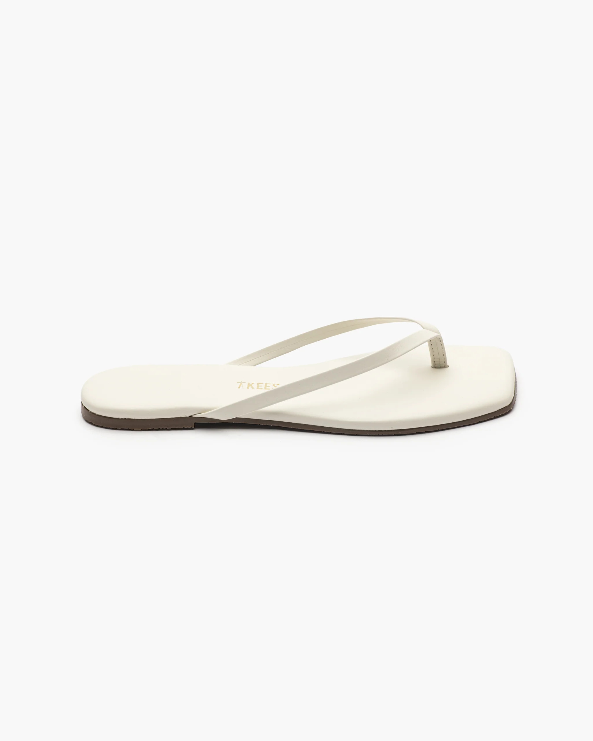 Square Toe Lily in Cream | Women's Sandals | TKEES | TKEES