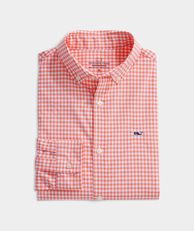 Boys' On-The-Go Gingham Shirt | vineyard vines