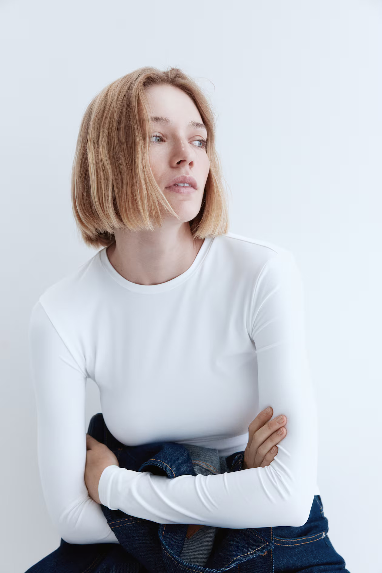 Long-sleeved microfibre top | H&M (UK, MY, IN, SG, PH, TW, HK)