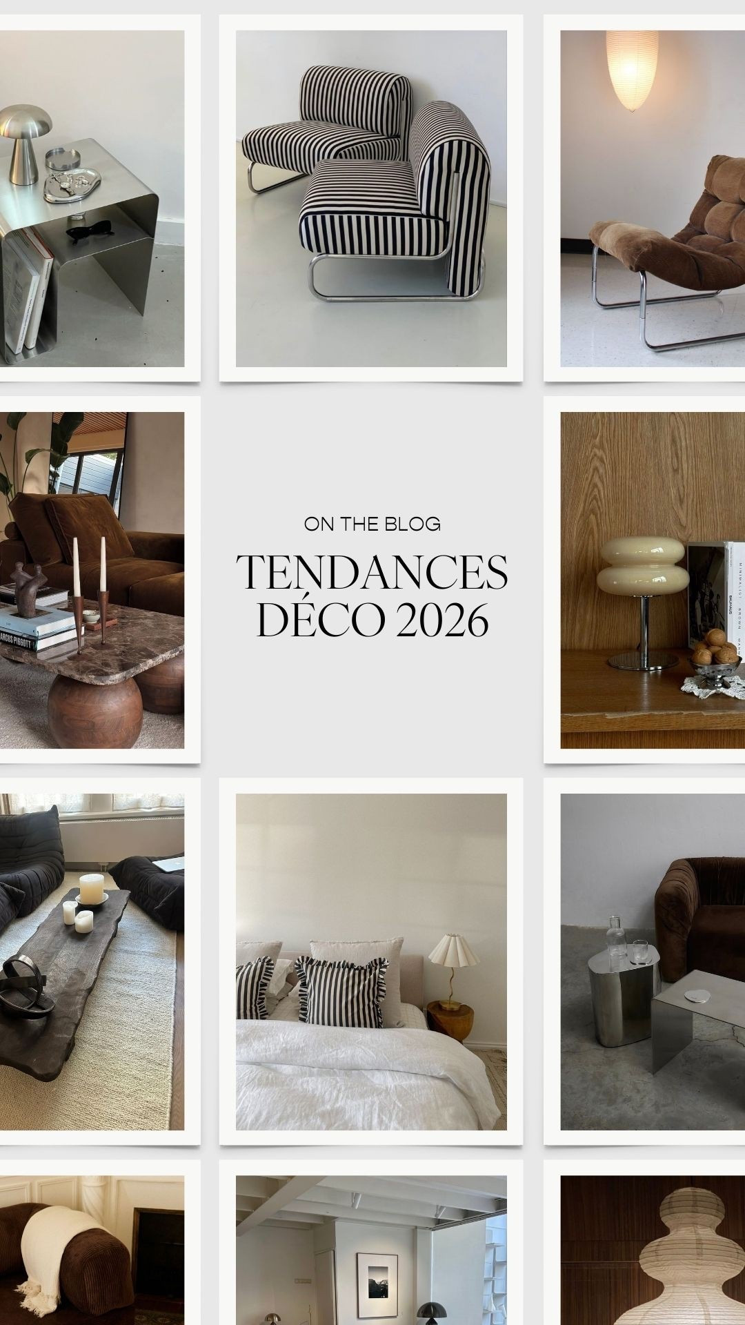 2026 decor trends: stainless steel, metal, chrome, stripes, amber glass, organic shapes...

publicité  

#LTKfrance #LTKeurope #LTKhome