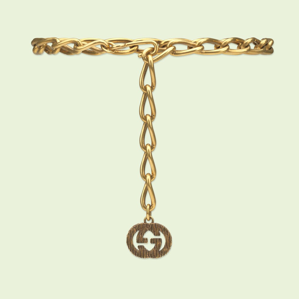 Chain belt with Interlocking G | Gucci (US)