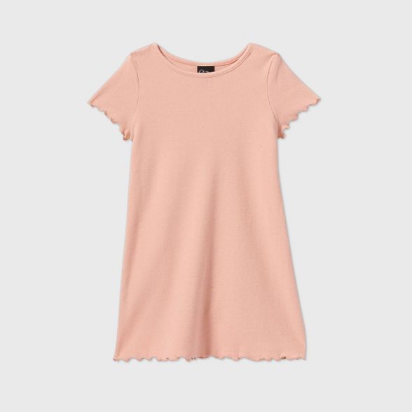 Toddler Girls' Ribbed Short Sleeve Dress - art class™ | Target
