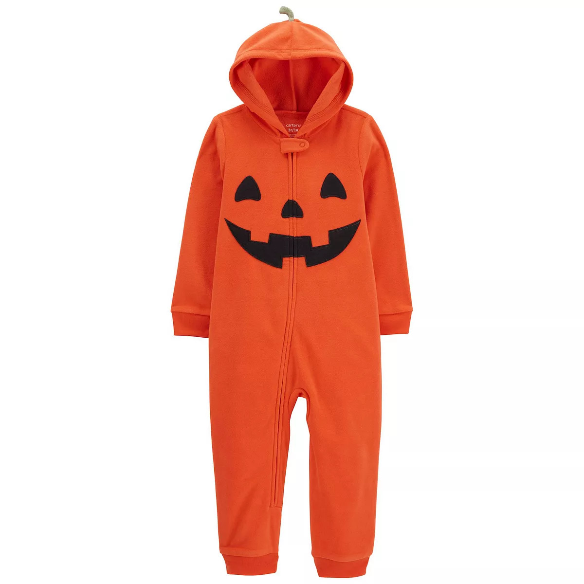 Toddler Carter's Halloween Jack-O-Lantern Hooded Jumpsuit | Kohl's