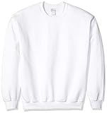 Gildan Men's Fleece Crewneck Sweatshirt, White, Large | Amazon (US)