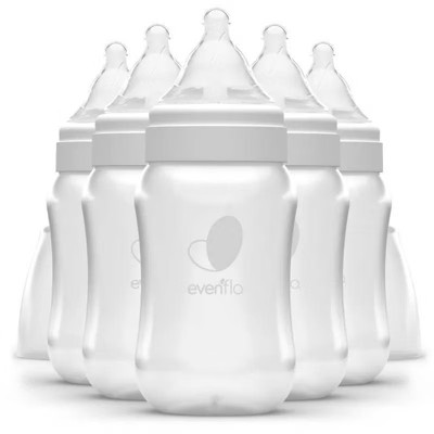Evenflo 6pk Balance Wide-Neck Anti-Colic Baby Bottles - 9oz | Target
