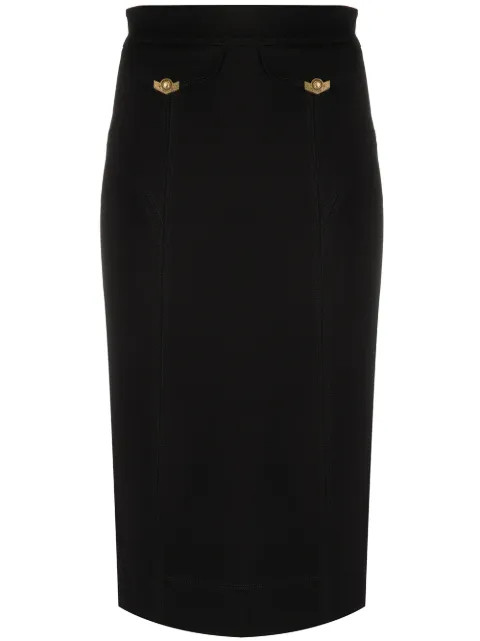 front flap pocket pencil skirt | Farfetch (CN)