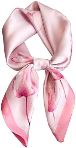 Dailyacc Hair Bandanas Scarf For Women Lightweight Fashion Neck Silk Satin Head Scarves For Sleep... | Amazon (US)