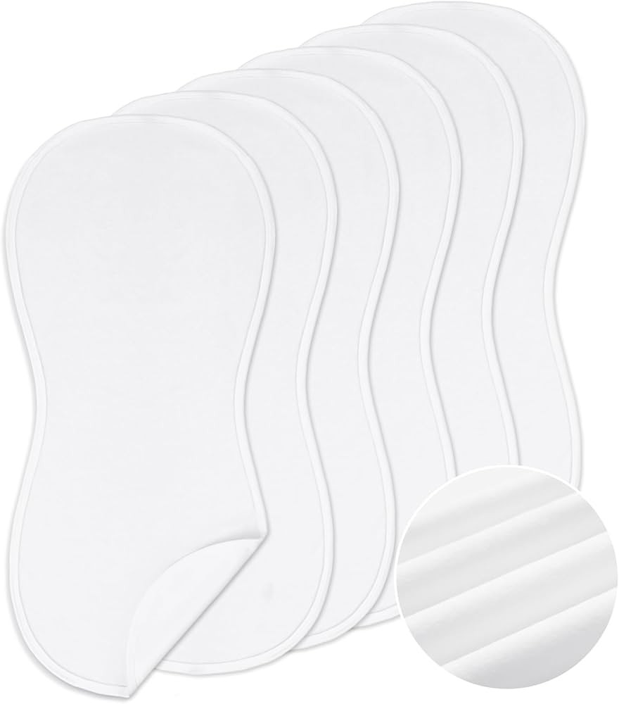 Timgle 6 Pcs 13 x 29 in Peanut Shape Changing Pad Liner Baby Peanut Changing Pad Liner for Baby P... | Amazon (US)