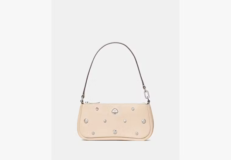 Kate Spade Kayla Suede Studs Convertible Wristlet, Milk Glass | Kate Spade Outlet