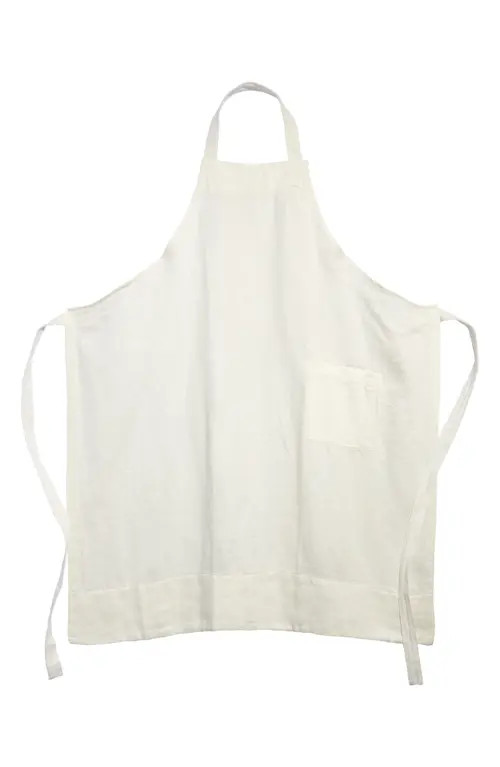 Tekla Linen Apron in Porcelain at Nordstrom, Size One Size Oz | Nordstrom