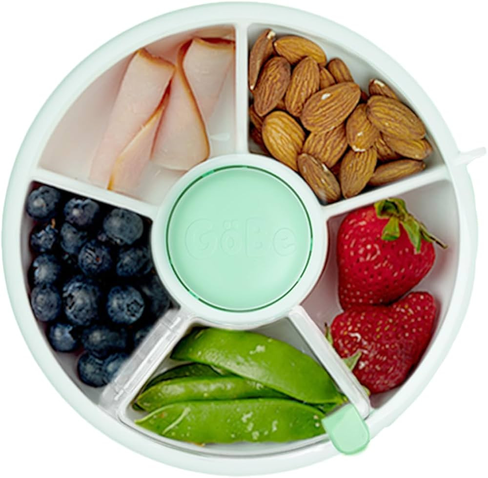 GoBe Kids Snack Spinner Bundle with Hand Strap and Sticker Sheet - Reusable Snack Container with ... | Amazon (US)