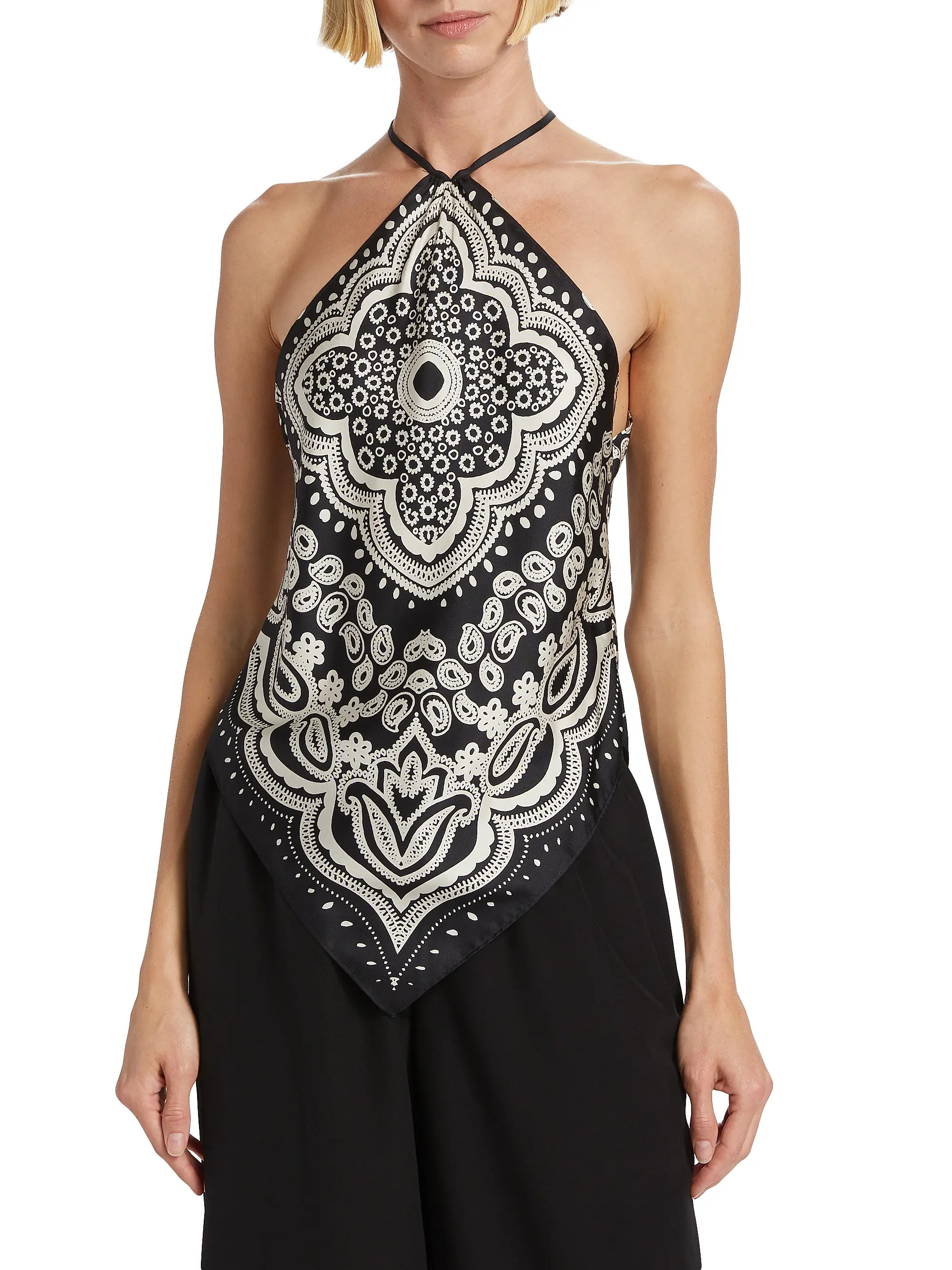 Audrey Printed Silk Tank | Saks Fifth Avenue