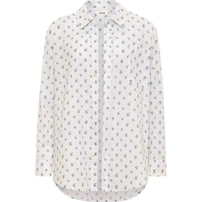 Montce Swim | Boyfriend Button Down Shirt, Heidi Floral (Florals, Size XXXXL) | Maisonette | Maisonette