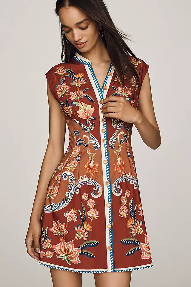 Farm Rio x Anthropologie Sleeveless Mini Dress | Anthropologie (US)