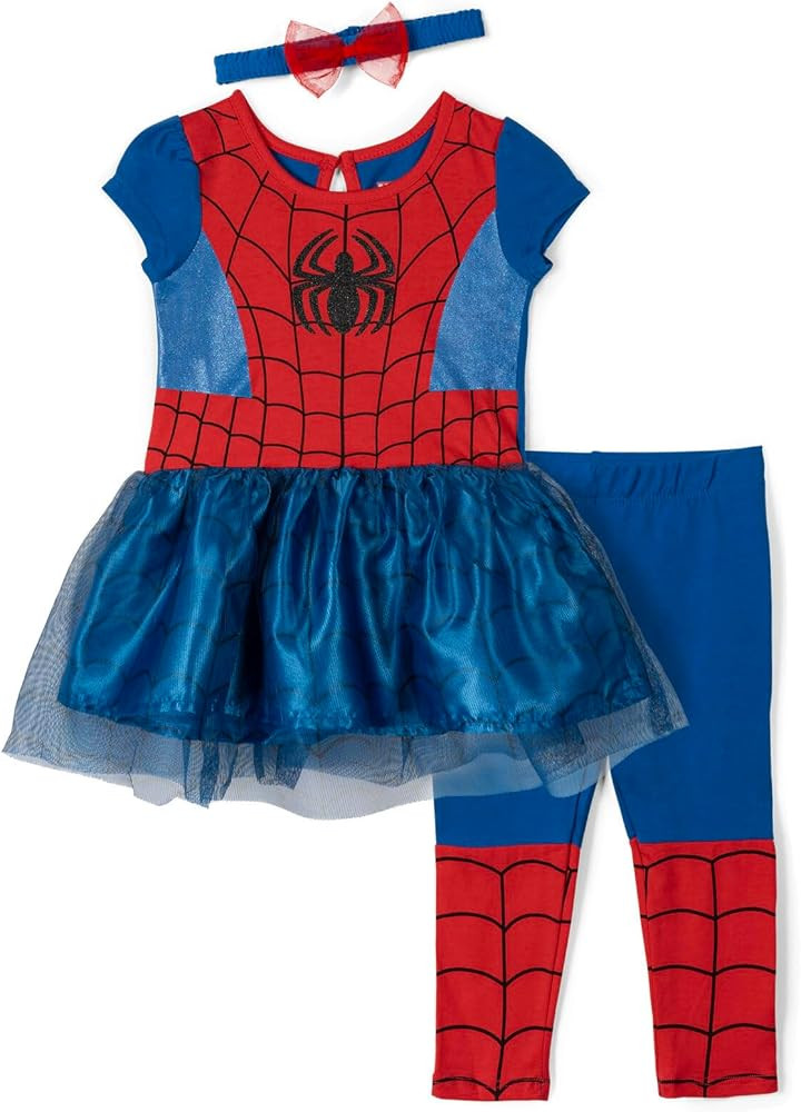 Marvel SpiderMan Infant Female Superhero costume outfit | Amazon (US)
