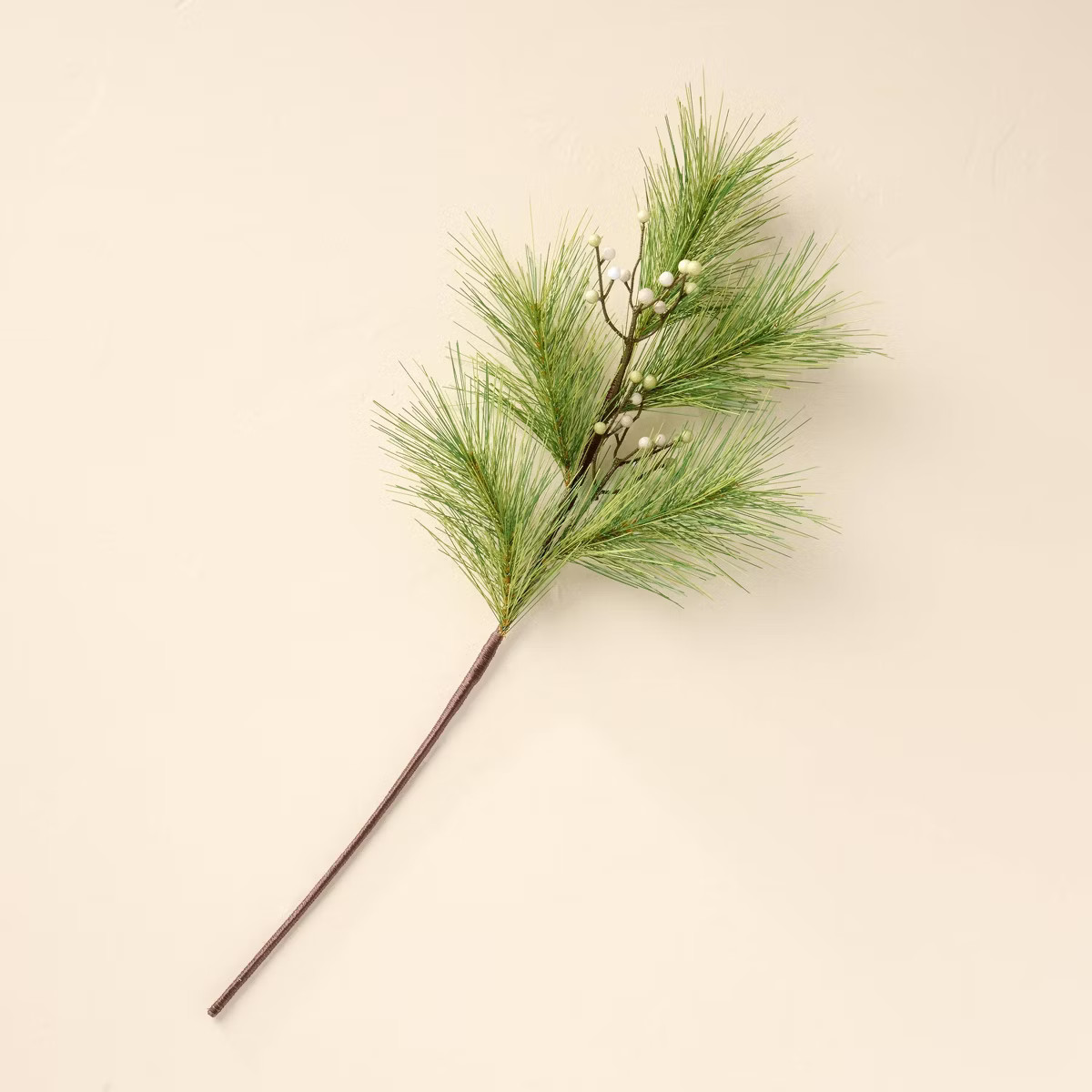 Faux Needle Pine and Snowberry Christmas Stem - Hearth & Hand™ with Magnolia | Target