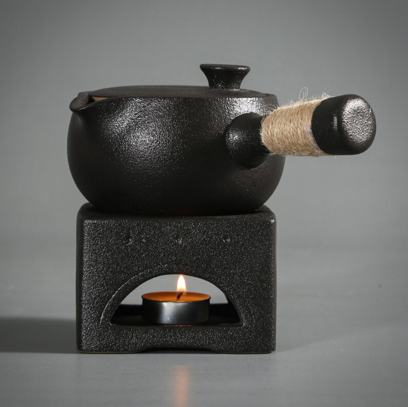 Porcelaintea Tea Pot Set With Warmer and Cupstea Set Zen - Etsy | Etsy (US)