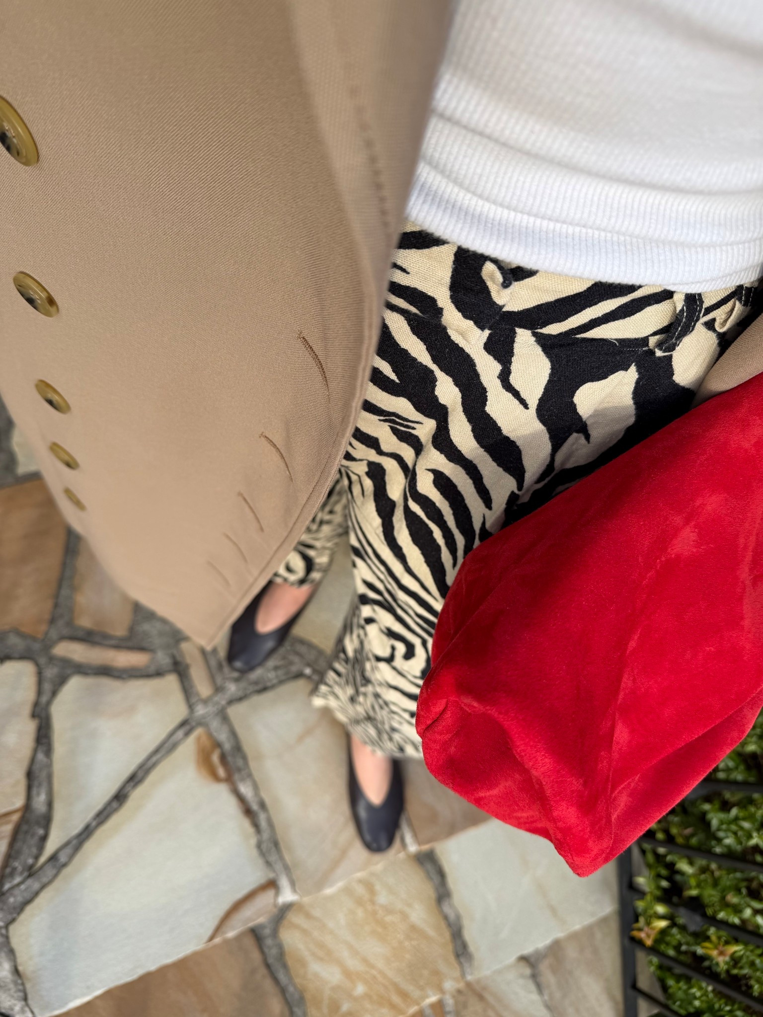 A classic trench with a pop of red + zebra print 

#LTKSeasonal #LTKStyleTip