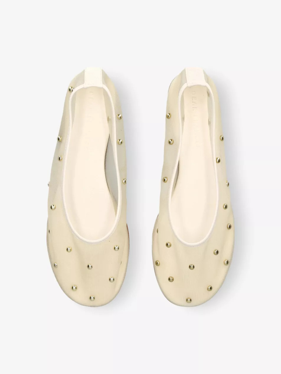Balla Mesh-Stud Ballet Flats | Selfridges