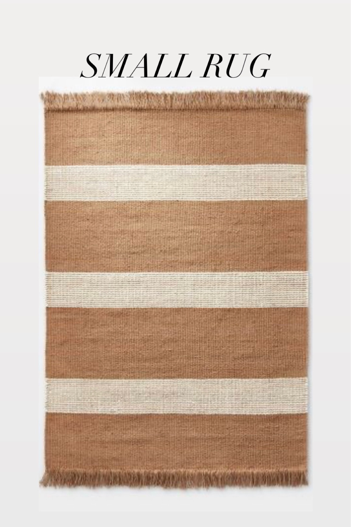 The rug on my landing is 3x5 and it also comes in 5x7 :)