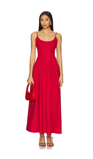 Morena Maxi Dress in Red | Revolve Clothing (Global)