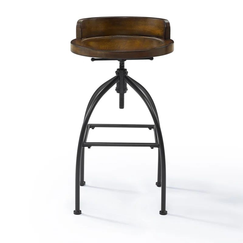 Delacruz Adjustable Height Bar Stool | Wayfair North America