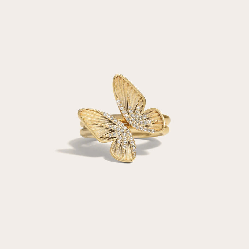 Butterfly Wing Stacking Rings | Awe Inspired