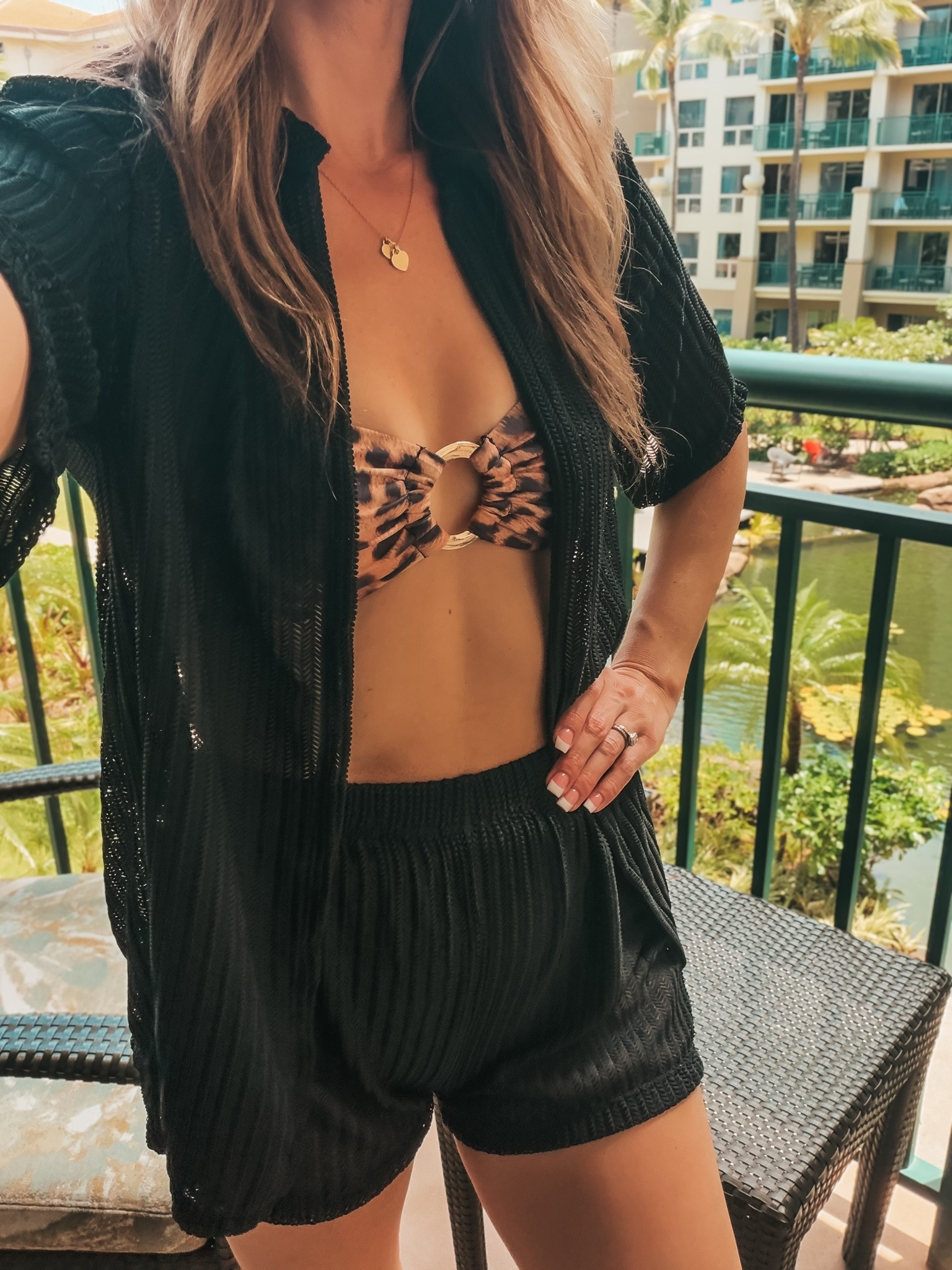 Beach vacation outfit must have 🐆🖤

Both sets fit true to size.

Beach cover up, swimsuit, women’s swimwear, beach outfit, pool outfit,

#LTKTravel #LTKPetite #LTKOver40