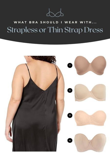 What bra to wear with a strapless or thin strap dress or shirt? Go for a supportive underwire! Sharing more tips on the blog at CaralynMirand.com. 

#LTKbeauty #LTKmidsize #LTKstyletip