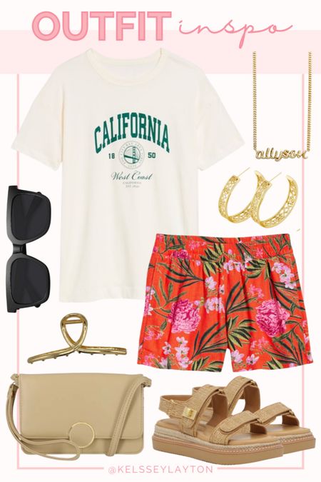Outfit idea, old navy, graphic tee, tropical print shorts, summer outfit 

#LTKSaleAlert #LTKFindsUnder50 #LTKSeasonal