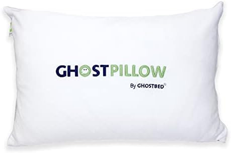 GhostBed Faux Down Pillow - Down Alternative with Breathable & Cool Microfiber Gel - Standard Size,  | Amazon (US)