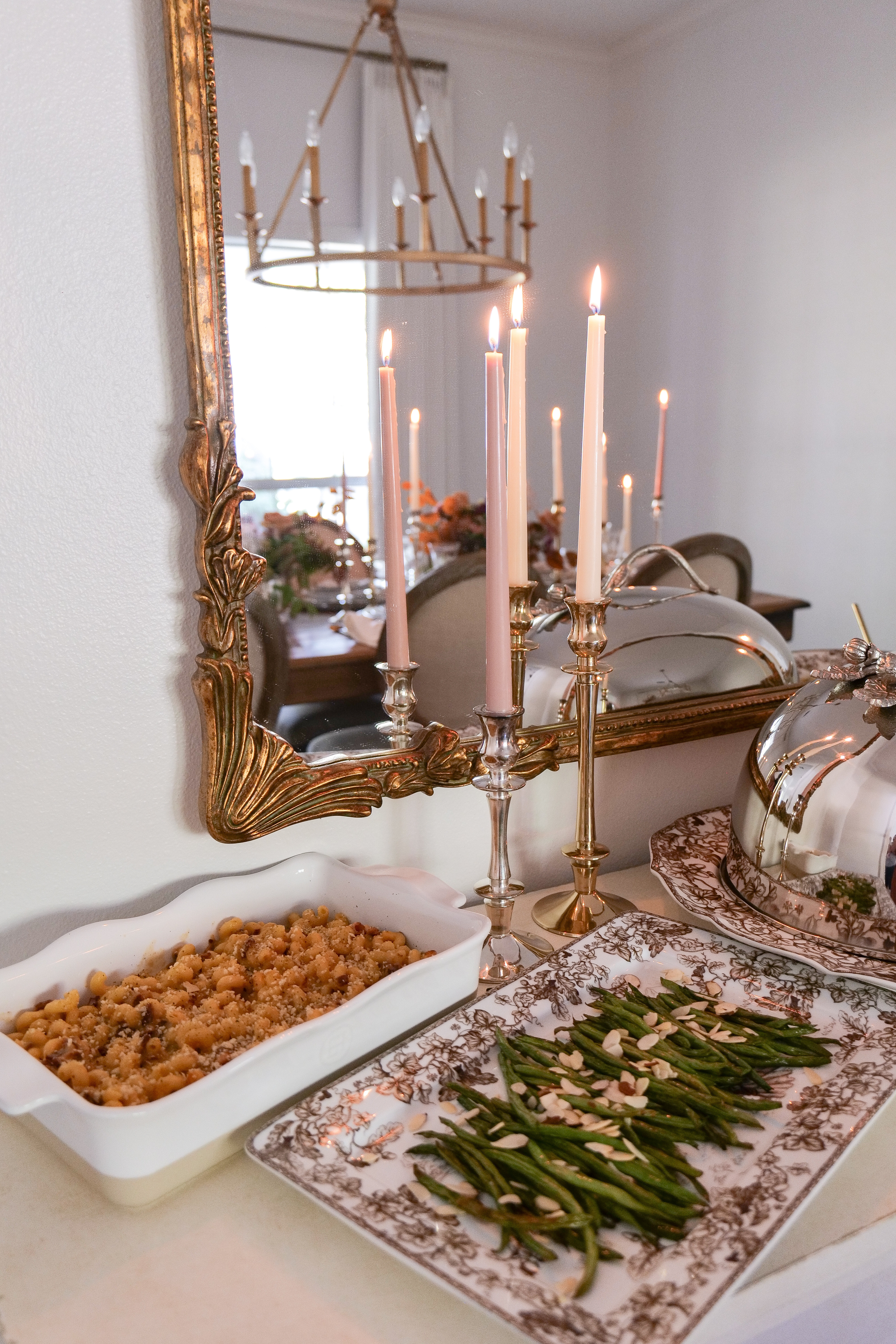 The secret to an elegant Thanksgiving table often lies in the thoughtfully curated color palette. Start by considering the mood and atmosphere you wish to convey during your celebration. Classic autumnal hues such as deep reds, burnt oranges, beautiful mauves and rich yellows bring out warmth and invite guests into an intimate dining experience. Complement these vibrant colors with metallic accents like gold, copper and silver. These colors introduce sophistication and illuminate the setting. To balance bold color tones, incorporate more neutral tones like cream or beige, ensuring the best all-around color scheme works nicely together.

#LTKParties #LTKHoliday