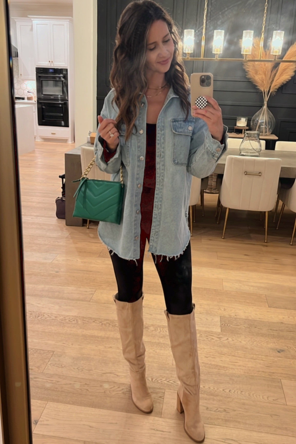 Date night, dress up, outfit inspo, denim, spanx 

#LTKshoecrush #LTKstyletip #LTKbeauty