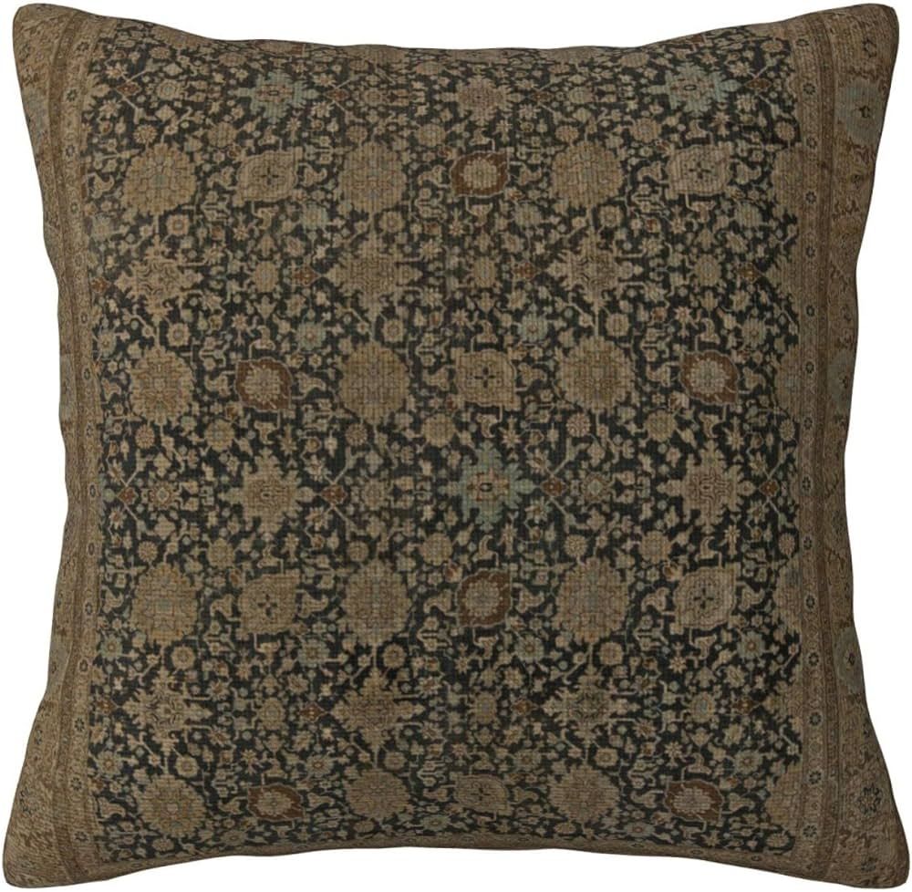 POMOTER Antique Persian Tabriz Rug Print Throw Pillow Covers Modern Pillow Cushion Cases, Decorat... | Amazon (US)