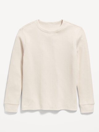 Long-Sleeve Waffle-Knit T-Shirt for Boys | Old Navy (US)