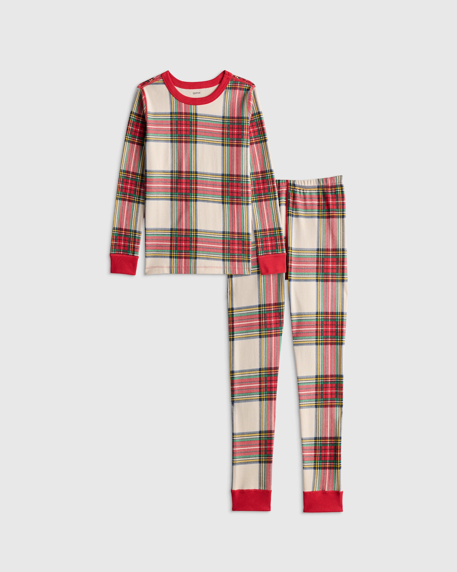 Quince | Long Sleeve and Pants Pajama Set in Fruit, Size 3T, Organic Cotton | Quince