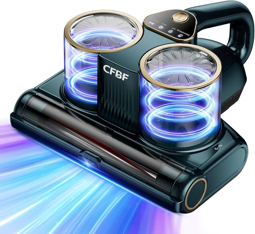 Mattress Vacuum Cleaner, Bed Vacuum Cleaner with 16Kpa Suction 253.7nm UV-C Light, Ultrasonic & H... | Amazon (US)