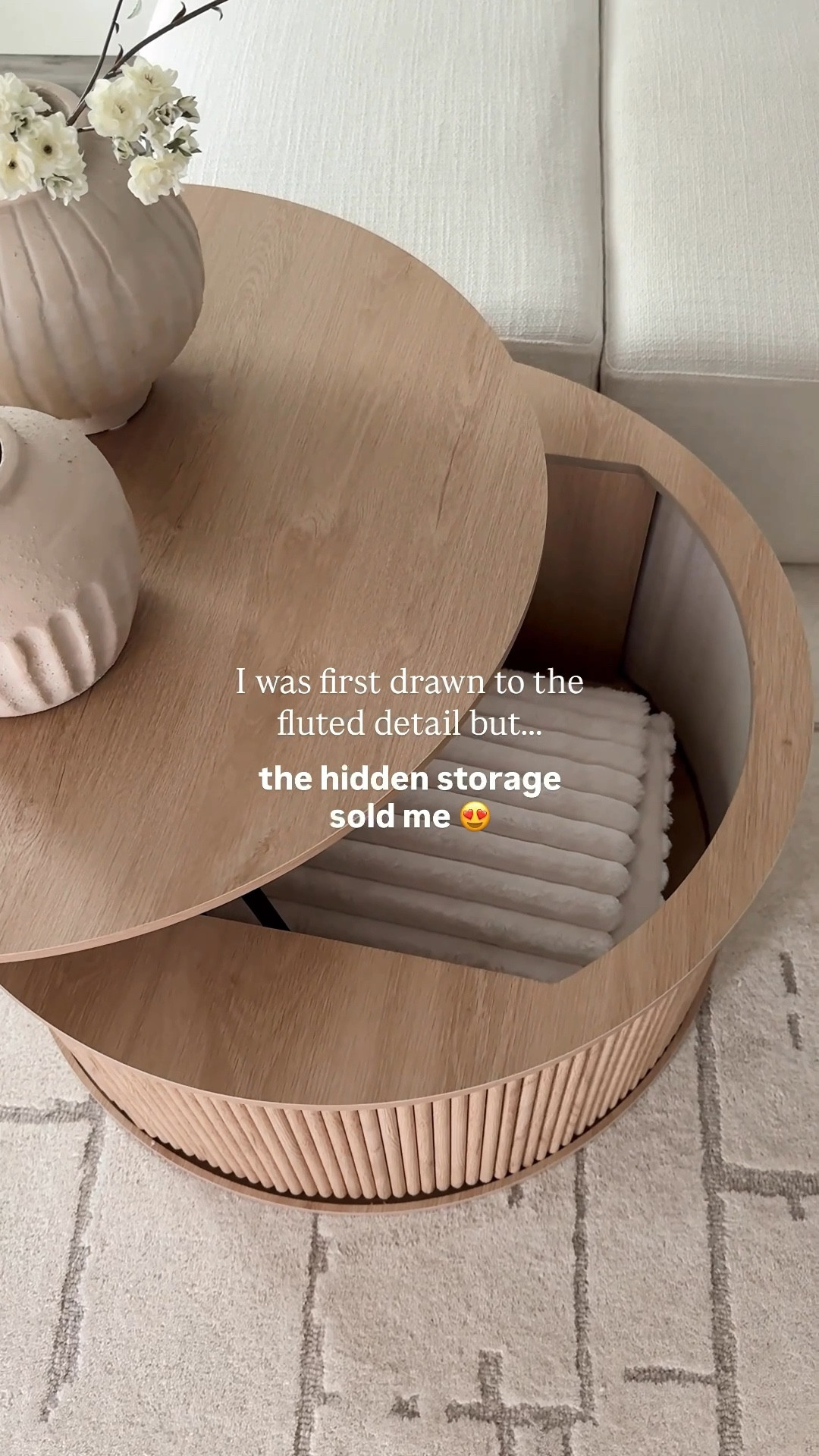 Back in stock! The hidden storage sold me immediately 🤭

This coffee table is everything. The natural wood tone, the pretty design, and the fact that it hides all my clutter in seconds… I couldn’t love it more!

#LTKHome