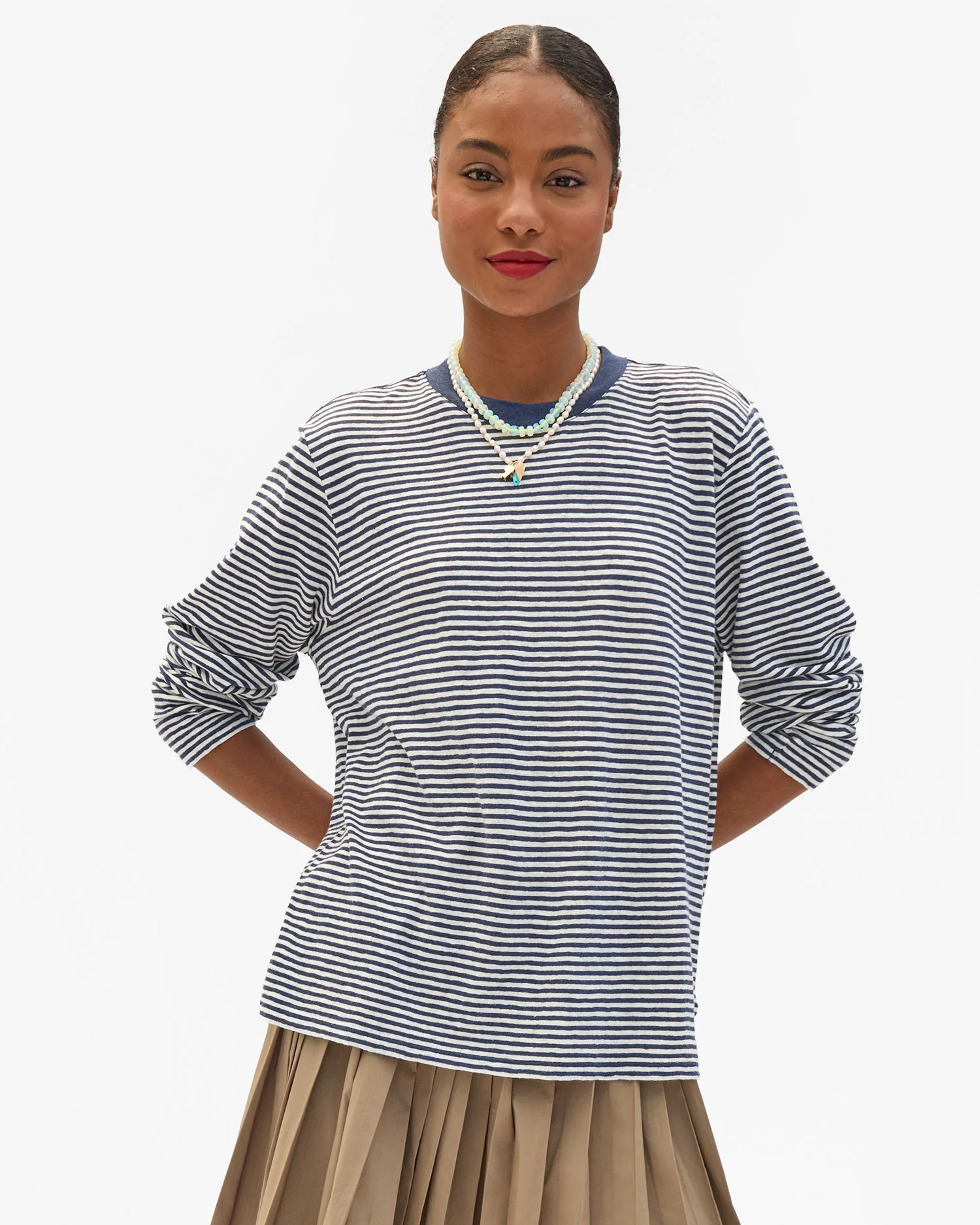 Long Sleeve Tee | Clare V.