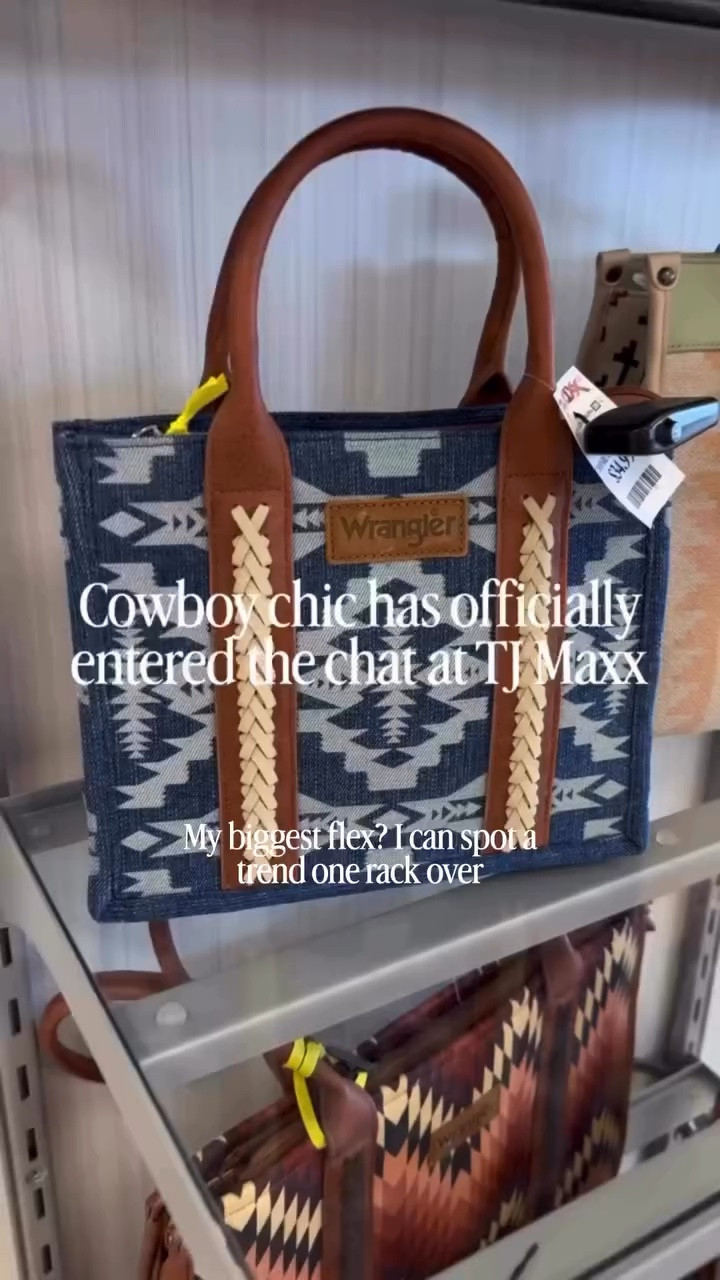 Cowboy chic just quietly took over TJ Maxx… and if you know, you know 🤠

As a former buyer, here’s the real tea: when a trend hits off-price like this, it’s already moving FAST

Fringe, western stitching, denim textures… it’s all starting to show up
Which means you’re about to see this everywhere

My biggest flex? I can spot a trend the second it hits the racks 👀

Would you wear this trend or are we skipping it?

@christina_with_love_ #reel #explore

cowboy chic trend
western style trend
tj maxx finds
tj maxx handbags
wrangler bag
western handbag
denim bag trend
fringe bag trend
boho western style
spring fashion trends
summer fashion trends
2026 fashion trends
affordable fashion finds
designer look for less
off price fashion
retail insider tips
trend spotting fashion
viral tj maxx finds
budget friendly style
everyday fashion finds