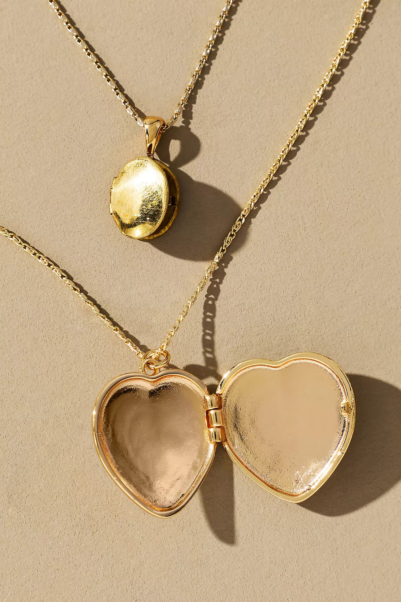 Layered Heart Charm Necklace | Anthropologie (US)