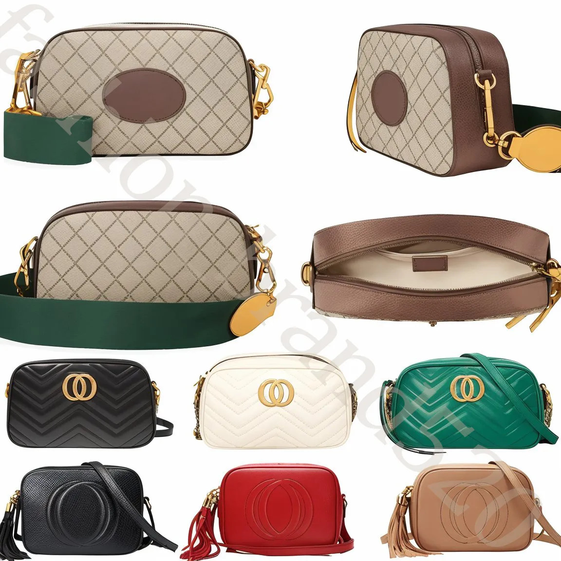 Luxury Designer Bag Shoulder Bag Neutral Classic Tiger Brown Camera Bag Crossbody Fashion Leather... | DHGate