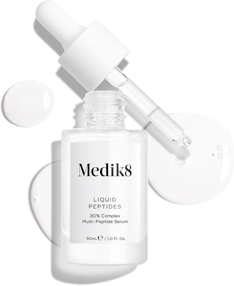 Medik8 Liquid Peptides - 30% Multi-Peptide Age-Defying Serum - Drone-Targeted Technology Smooths ... | Amazon (UK)