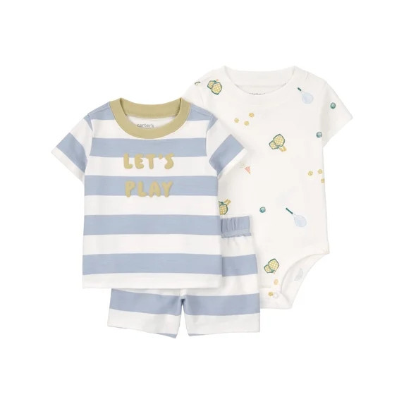 Carter's Child of Mine Baby Boy Outfit Set, 3-Piece, Sizes 0/3-24 Months | Walmart (US)