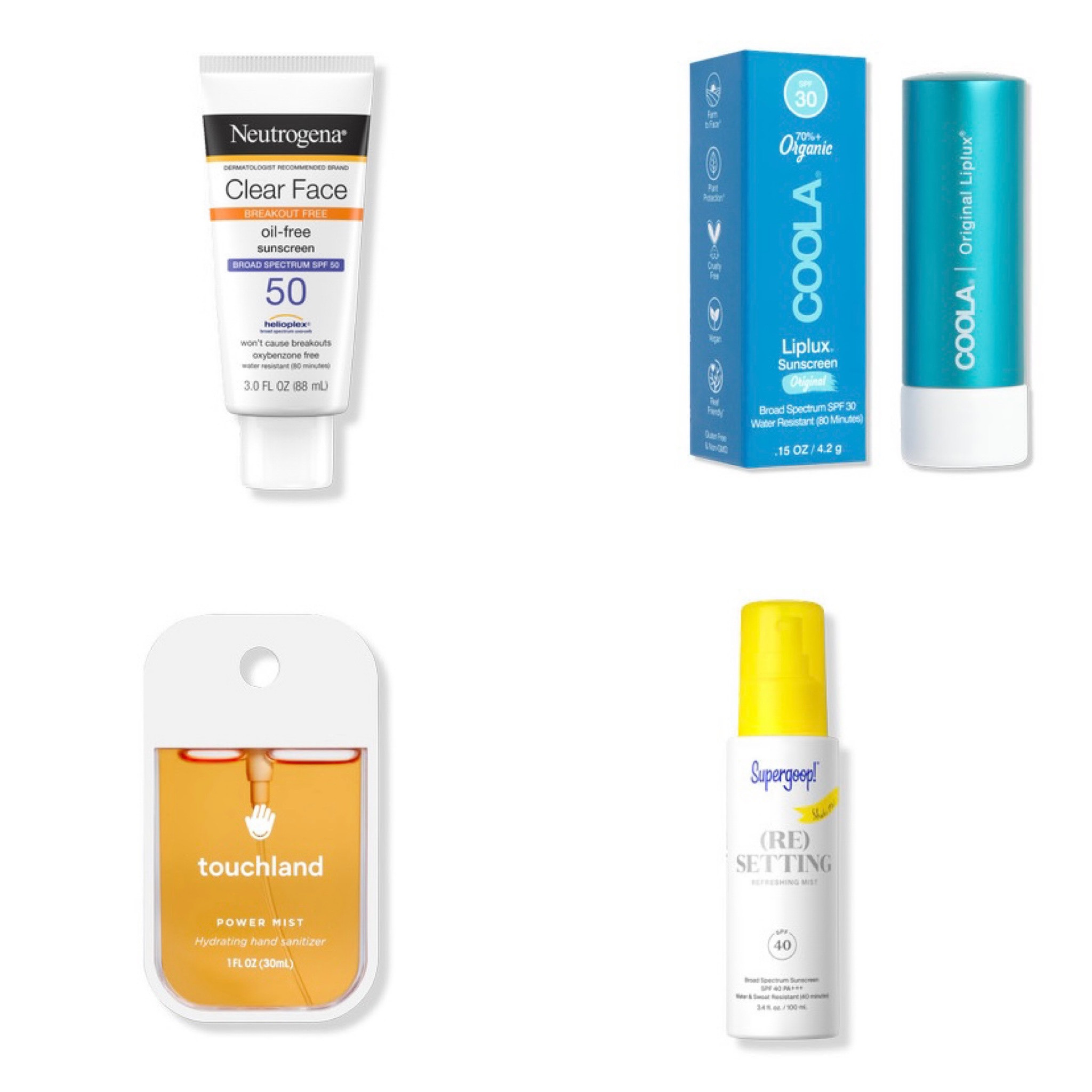 What’s in my pool bag?
Neutrogena clear face break up free oil, free sunscreen broad-spectrum SPF 50 
Touchland hand sanitizer 
Ulta beauty
Coola spf 30 lip balm
Supergoop resetting face mist, SPF 40 

#LTKswim #LTKSeasonal #LTKbeauty