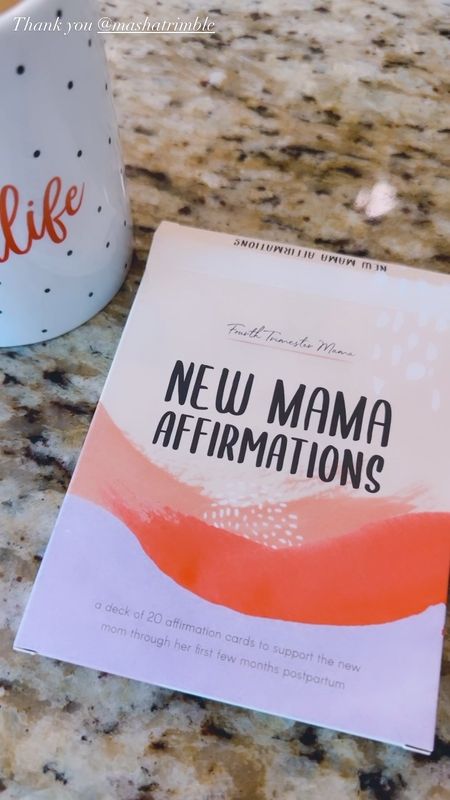 New mama affirmation cards 

#LTKbump #LTKbaby #LTKGiftGuide