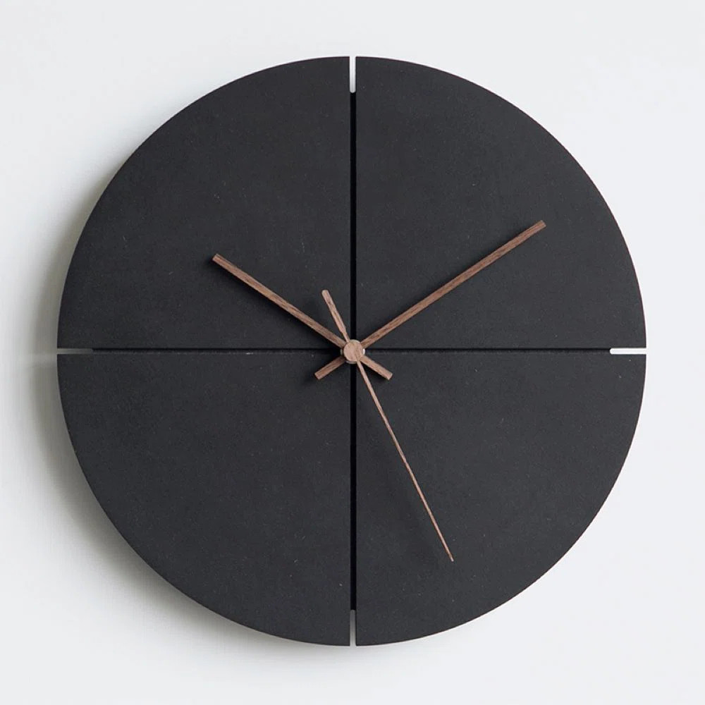 Etonna Solid + Manufactured Wood Wall Clock | Wayfair North America